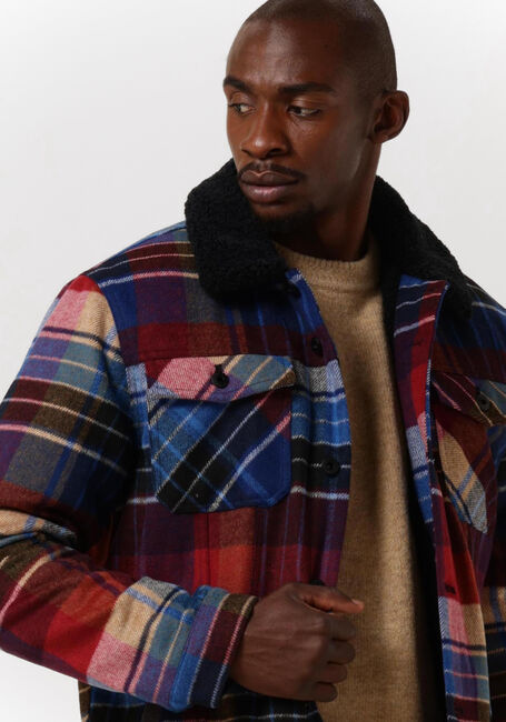 Multi SCOTCH & SODA Jack SHERPA-LINED TRUCKER JACKET - large