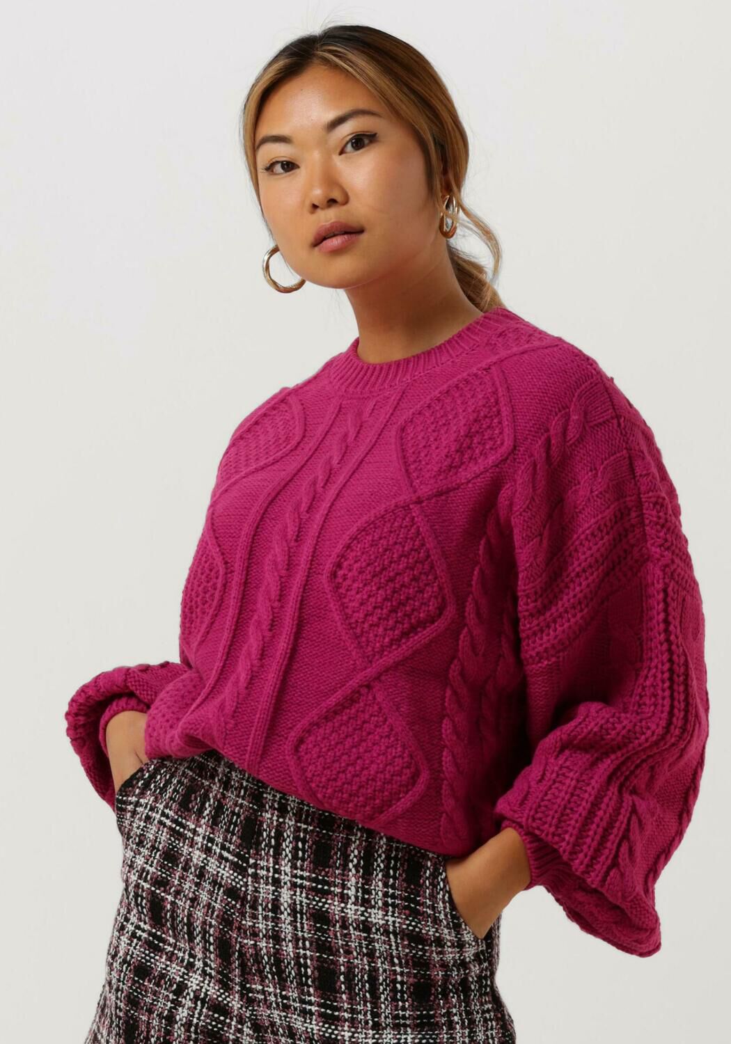 Colourful rebel discount roze trui