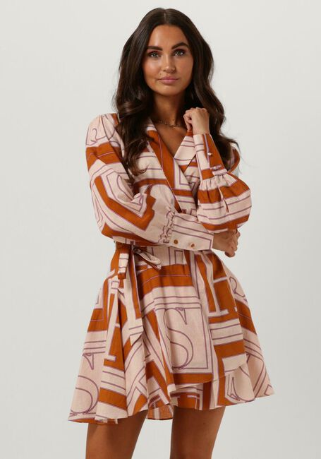 JOSH V Mini robe MELODY en cognac - large