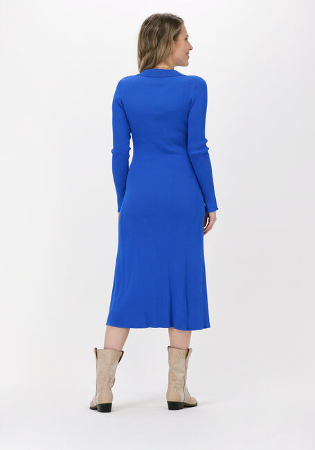 Blauwe NEO NOIR Midi jurk JUPITER KNIT DRESS - large