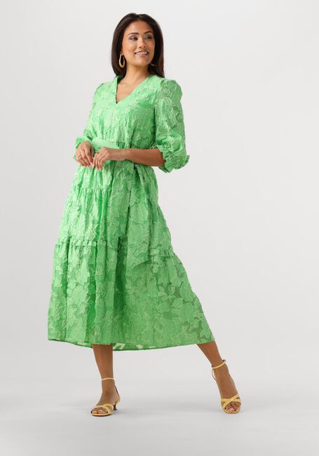 Groene SELECTED FEMME Midi jurk SLFSADIE 3/4 MIDI DRESS - large