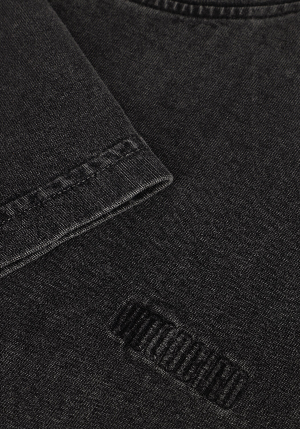 WOODBIRD T-shirt WBBAINE WASHED TEE Gris fonc&eacute; - large