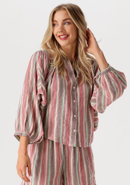 Multi BY-BAR  BECKY MULTI STRIPE BLOUSE - large