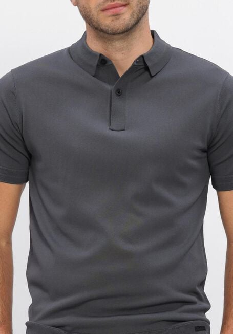 GENTI Polo POLO 2 BUTTON SS 1260 en gris - large