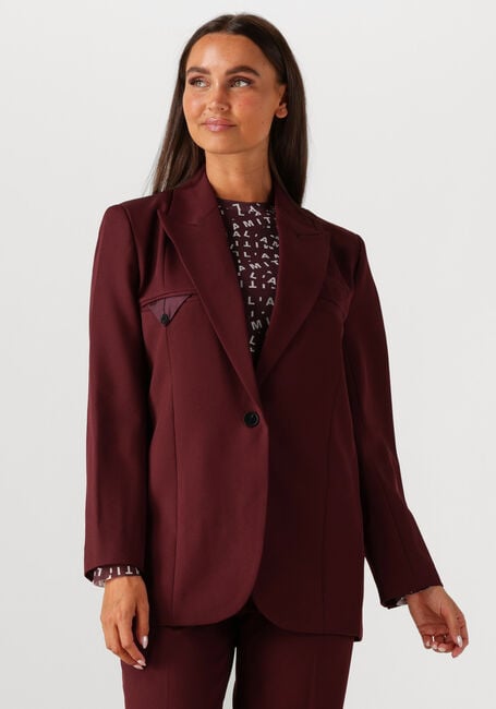 HAUTE L'AMITIÉ Gilet PREMIERE SINGLE BLAZER Bordeaux - large