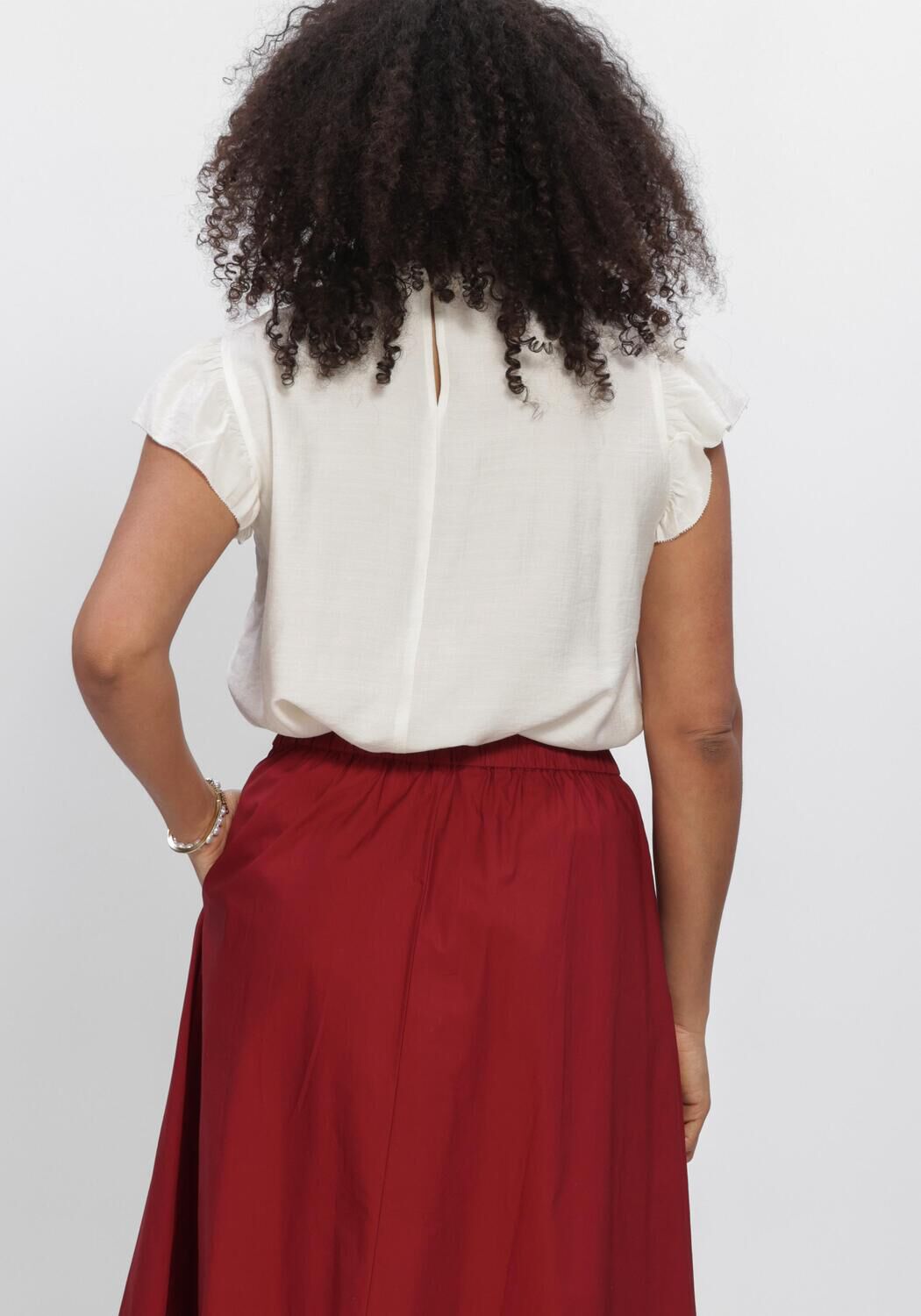 MSCH COPENHAGEN Haut MSCHPENINNA SS TOP Blanc - large