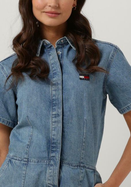 TOMMY JEANS Combishorts TJW BADGE DENIM PLAYSUIT Bleu clair - large