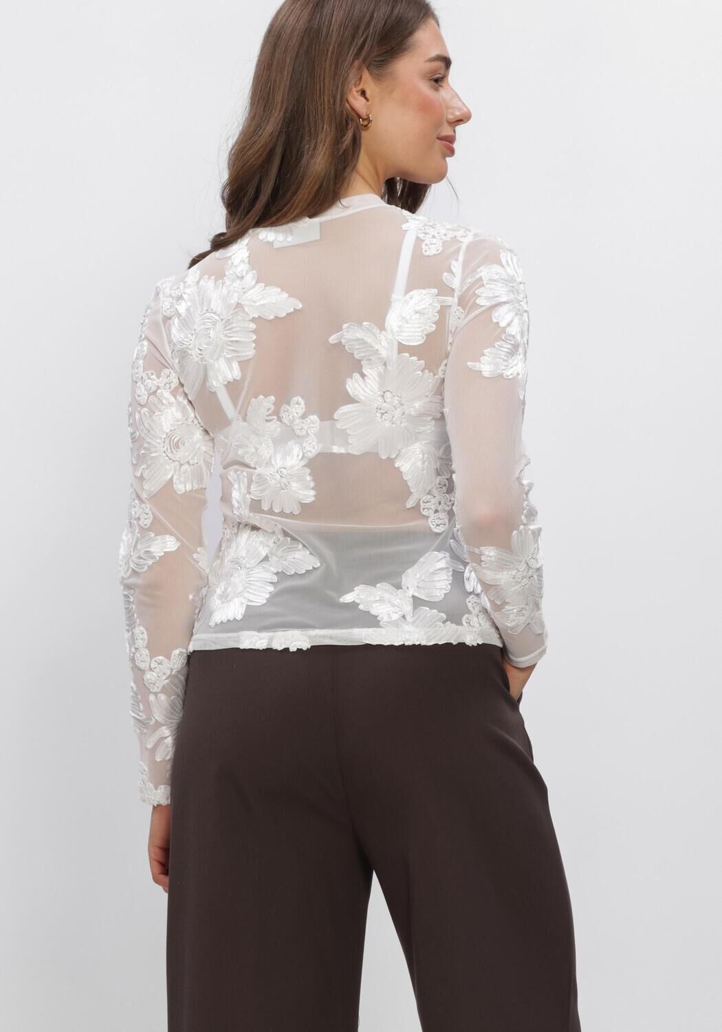 COPENHAGEN MUSE CMFLOW-BLOUSE Hauts & T-shirts &Eacute;cru - large