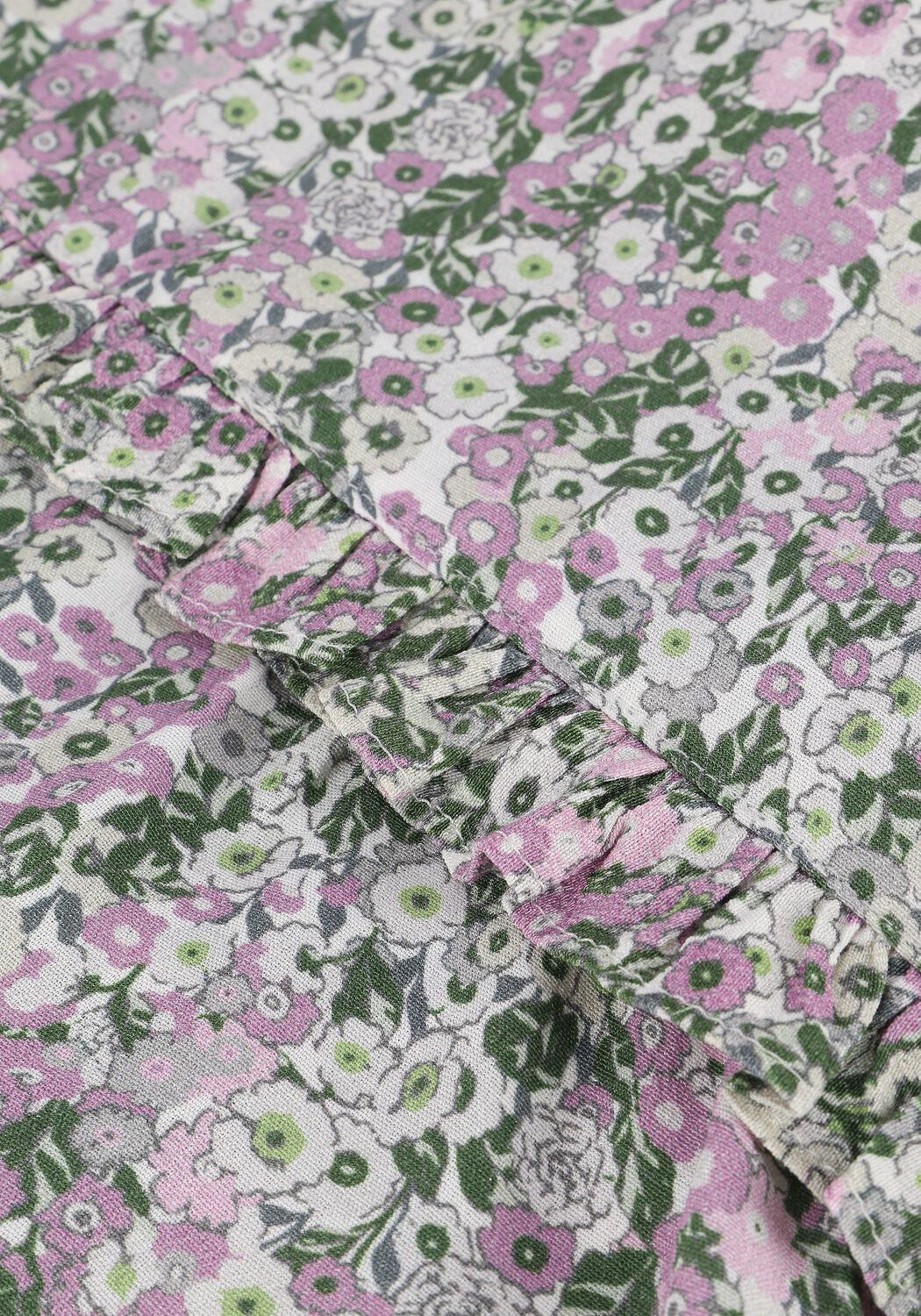 Roze NA-KD Maxi jurk BALLOON SLEEVE MAXI FRILL DRESS - large