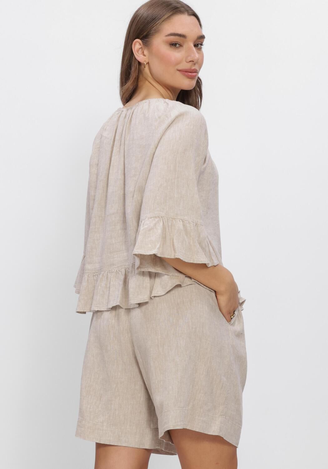 MSCH COPENHAGEN MSCHVIANA GINIA 2/4 TOP Blouses Sable - large