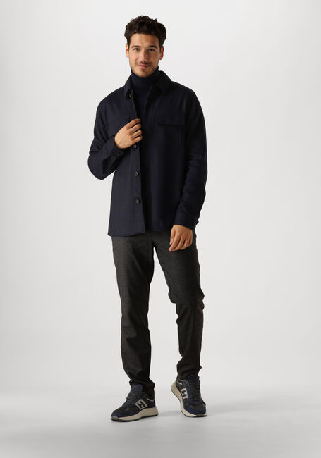 Blauwe PROFUOMO Overshirt OVERSHIRT KNITTED Blauwe PROFUOMO Overshirt OVERSHIRT KNITTED - large