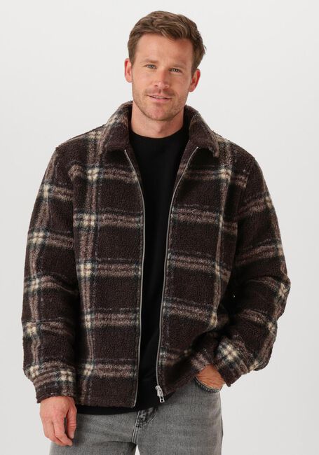 FORÉT Jack CABIN ZIP FLEECE en marron - large