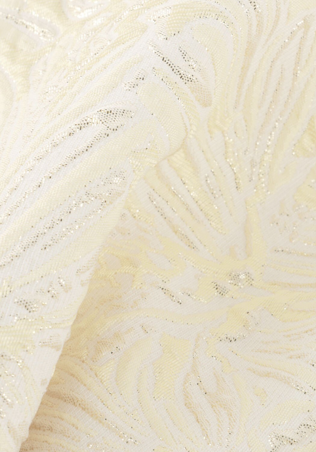 Ecru NOTRE-V Top NV-HENNIE BROCADE TOP - large