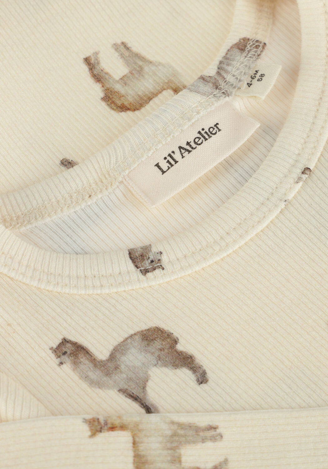 LIL' ATELIER Grenouill&egrave;res NBNGAVO KIN LS SLIM BODY LIL en beige - large