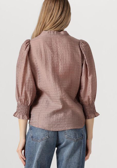 Taupe CO'COUTURE  CHARLIECC FRILL SS SHIRT - large