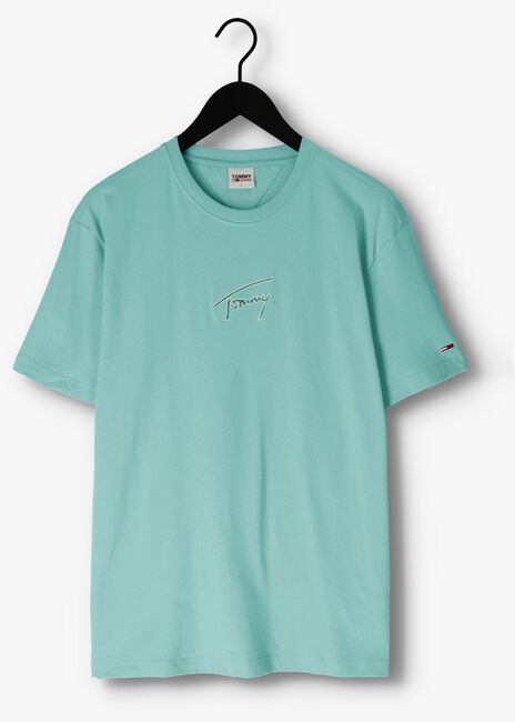 TOMMY JEANS T-shirt TJM CLSC SIGNATURE TEE Bleu clair - large