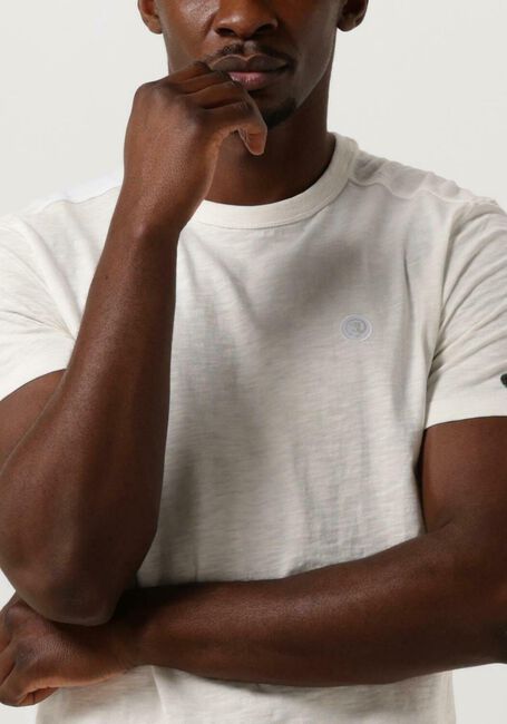 Witte CAST IRON T-shirt SHORT SLEEVE R-NECK ORGANIC COTTON SLUB ESSENTIAL - large