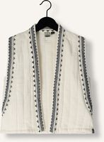 Witte INDIAN BLUE JEANS Gilet SLEEVELESS EMBROIDERY VEST Witte INDIAN BLUE JEANS Gilet SLEEVELESS EMBROIDERY VEST - medium