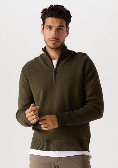 DSTREZZED Pull FELL SKIPPER Vert foncé - large