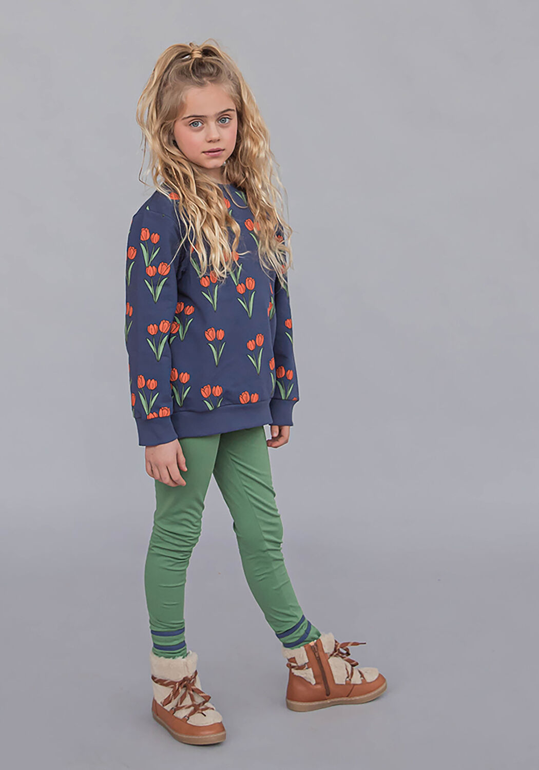 CARLIJNQ Legging BASICS - LEGGINGS WITH TAPING en vert - large