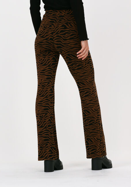 Bruine MODSTRÖM Flared broek MING PANTS - large