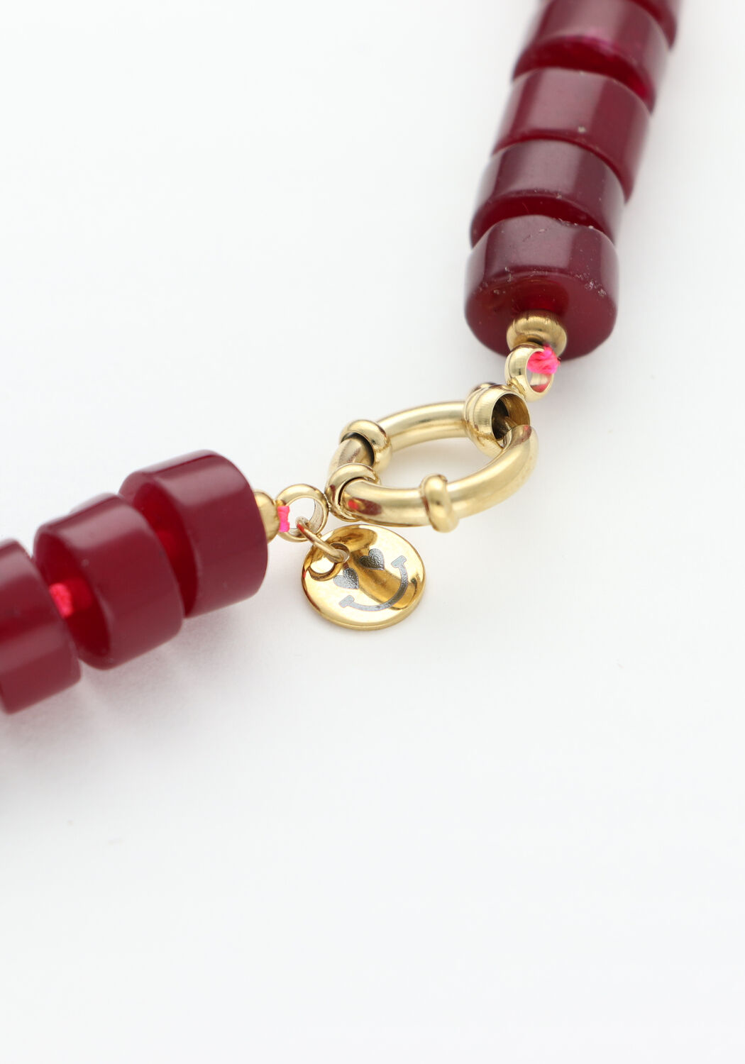 BONNIE STUDIOS Colliers PHIL NECKLACE Bordeaux - large