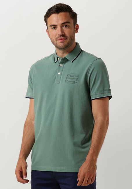 PME LEGEND Polo SHORT SLEEVE POLO STRETCH PIQUE PACKAGE en bleu - large
