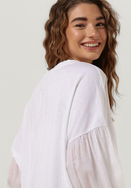 10DAYS T-shirt BALLOON SLEEVE TUNIC en blanc - large