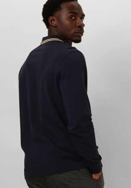 FRED PERRY Polo TWIN TIPPED FRED PERRY SHIRT LONG SLEEVE en bleu - large