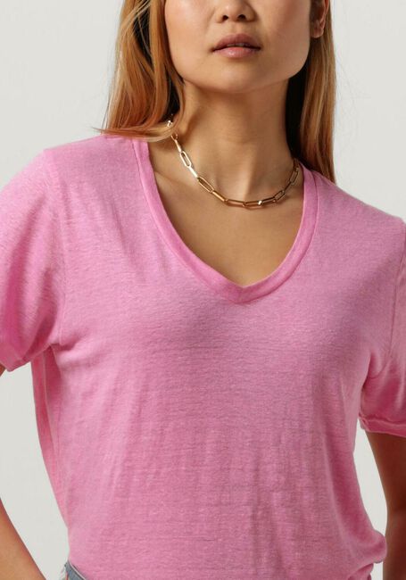 CIRCLE OF TRUST T-shirt MILA TEE en rose - large