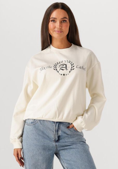 ALIX THE LABEL Chandail LADIES KNITTED COLLAGE SWEATER Crème - large