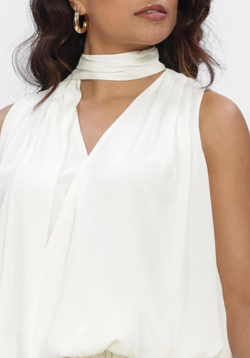 NEO NOIR INGE CHIFFON TOP Blouses Blanc - large