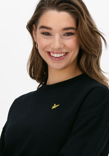 LYLE & SCOTT Mini robe SWEATTSHIRT DRESS en noir - large