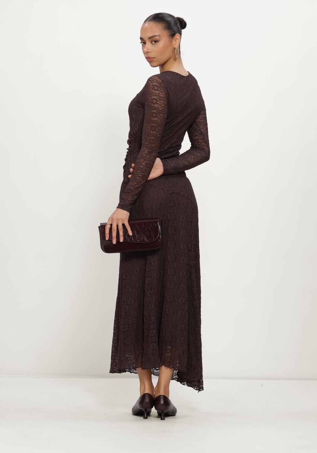 GRACE & MILA Robe maxi BIANCA en marron - large