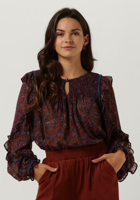 LOUIZON DARLEEN TOP Blouses Bordeaux - large