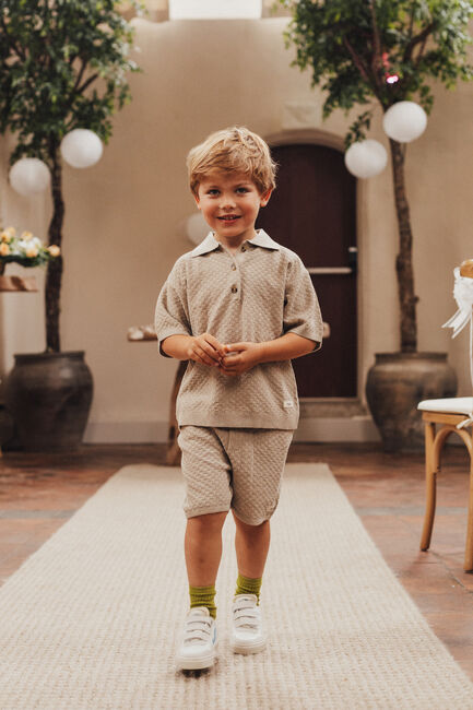 Taupe BAJE STUDIO Korte broek MOZI - large