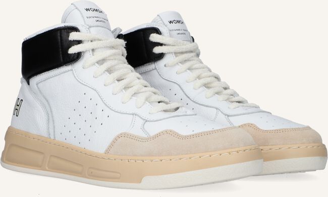Witte WOMSH Hoge sneaker INK HIGH Witte WOMSH Hoge sneaker INK HIGH - large