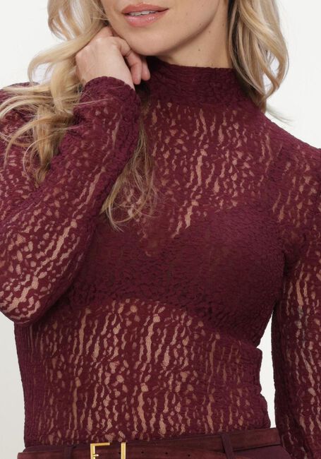 YDENCE Haut TOP ROBERTA Bordeaux - large