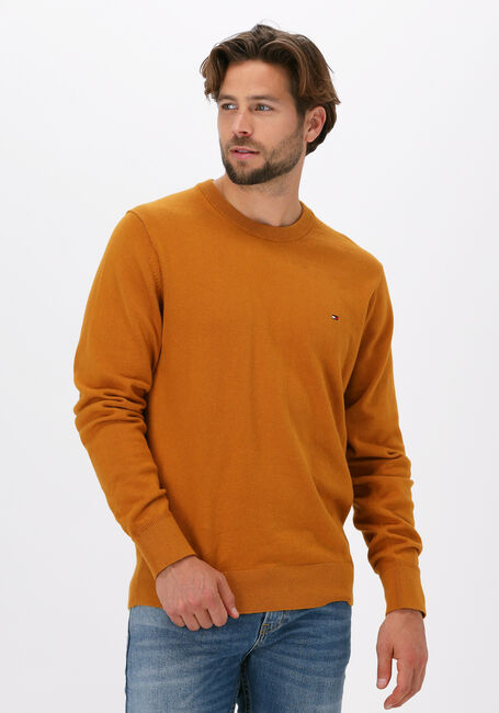 TOMMY HILFIGER Pull PIMA COTTON CASHMERE CREW NECK en jaune - large