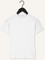 Witte ESMÉ STUDIOS Top BLOSSOM SS O NECK RIB T-SHIRT Witte ESMÉ STUDIOS Top BLOSSOM SS O NECK RIB T-SHIRT - medium
