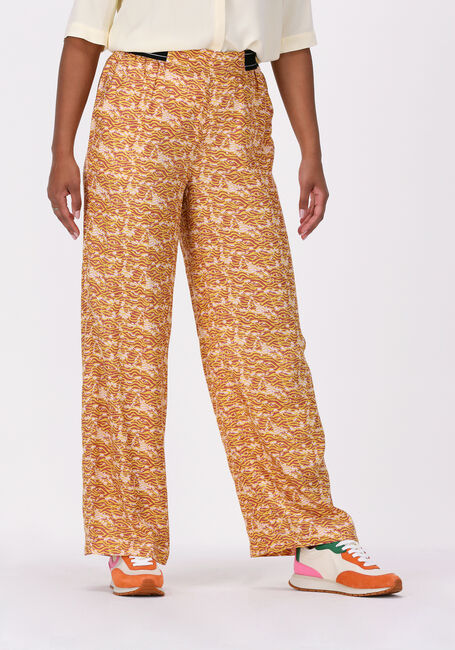 SCOTCH & SODA Pantalon large HIGH-RISE WIDE-LEG DRAPEY PYJAMA PANTS en orange - large
