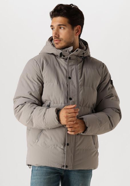 PURE PATH Veste matelassé REGULAR FIT JACKETS PADDED404 en gris - large