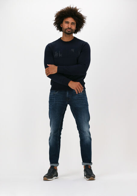 PME LEGEND Chandail LONG SLEEVE R-NECK BRUSHED SWE Bleu foncé - large