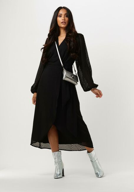 FREEBIRD Robe midi WV-ZIGZAG-JACQ-PES-23-3-1 en noir - large