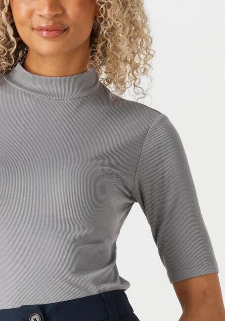 Lichtgrijze MODSTRÖM Top KROWN T-SHIRT - large