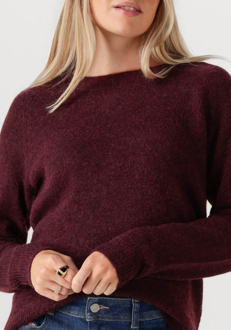 Bordeaux SELECTED FEMME Trui SLFLULU LS KNIT O-NECK - large