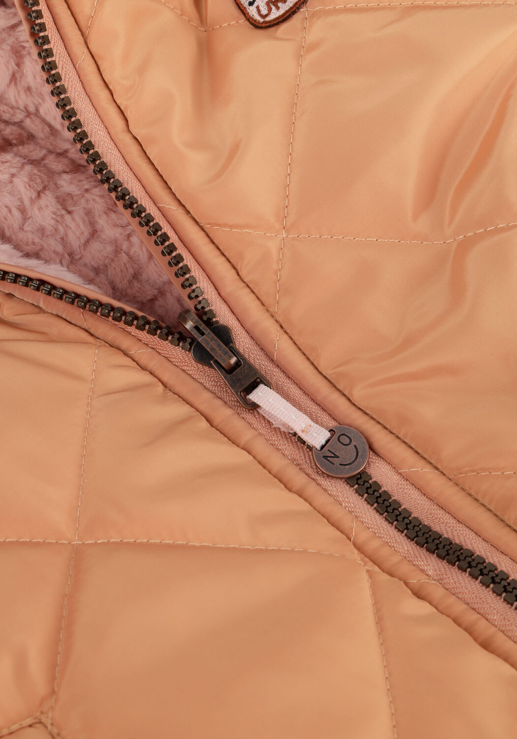 NONO Jack BOMBY REVERSIBLE HOODED JACKET WITH PRINT AT SLEEVE Rose clair - large