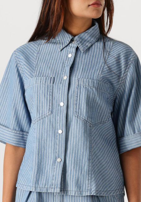 AAIKO SERENE STRIPE CO 568 Blouses Bleu clair - large