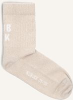 NUBIKK Chaussettes NOVA SOCKS GLITTER en beige - medium