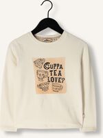 MOODSTREET LONGSLEEVE LINN Hauts & T-shirts Écru MOODSTREET LONGSLEEVE LINN Hauts & T-shirts Écru - medium